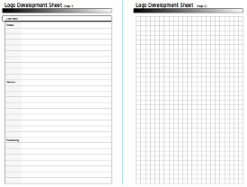 Logo Development Sheets